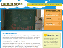 Tablet Screenshot of fieldsofgreen.org
